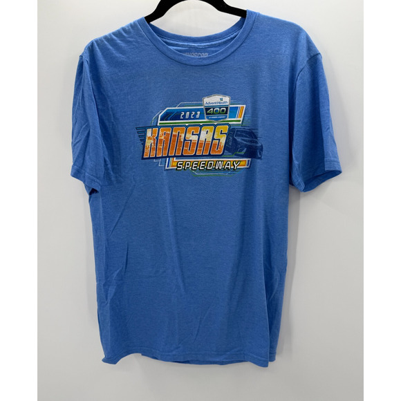 IndyCar Mens T Shirt 2023 Kansas Speedway Advent Health 400 Size Medium Graphic - Picture 1 of 8